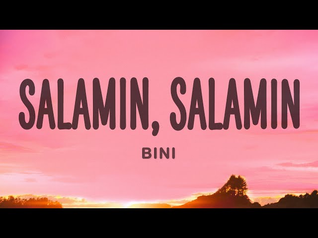 BINI - Salamin, Salamin class=