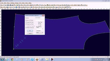 Optitex ND Create Parallel tool, We can create Multi Line with Multi distance by this tool