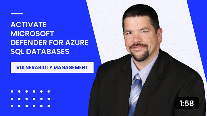 Activate Microsoft Defender for Azure SQL Databases
