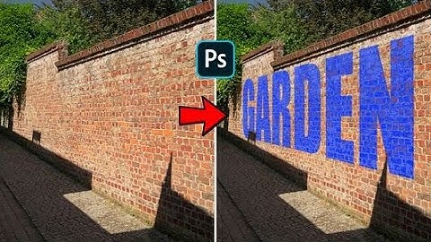 how place perspective text on the wall in adobe photoshop || how to place text on wall in photoshop
