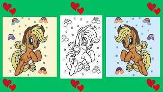 How To Color Applejack From My Little Pony Acrylic Marker Tutorial For Beginners