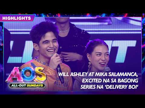 All-Out Sundays: Will Ashley at Mika Salamanca, excited na sa bagong series na 'Delivery Boi'