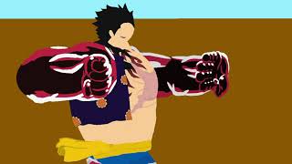 luffy gear 4 (stick nodes pro)