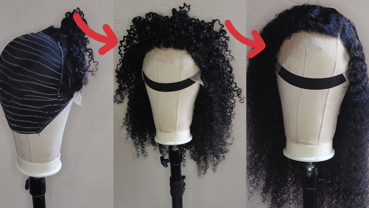 How:To do your own glue laisse Wig at Home beginners Friendly(Dragon City hair from BGH)