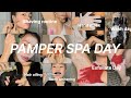 Relaxing pamper routine self care dayhairskinbodyshowerfeminine hygiene more