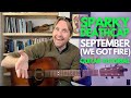 September We Got Fire Guitar Tutorial Sparky Deathcap Guitar Lessons With Stuart September We Got Fire Guitar Tutorial Sparky Deathcap Guitar Lessons With Stuart