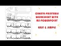 ✰ Simple PowerPoint Worksheet Tutorial For Teachers &amp; Beginners #1 ✰