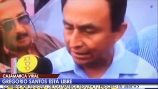 Gregorio Santos, primeras declaraciones luego de recobrar su libertad