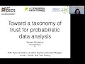 Tamara Broderick: "Toward a taxonomy of trust for probabilistic data analysis"