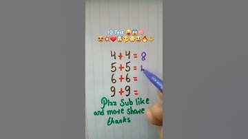 IQ test math #reasoning #maths #mathstricks #iqtest #braintest #iq #puzzle #mathematics #quiz #short