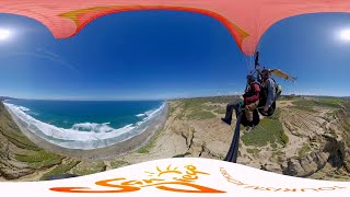 Fly with a Falcon above Torrey Pines | 360 Video