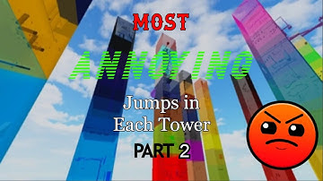 Most annoying jumps in each tower in JToH: Part 2
