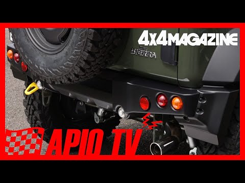 ジムニーシエラ JB74用 APIO タクティカルリアバンパー APIO タクティカルリアバンパー（シエラJB74） 未塗装｜ジムニー