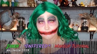 Joker | *INSPIRED* Makeup Tutorial | Halloween 2019