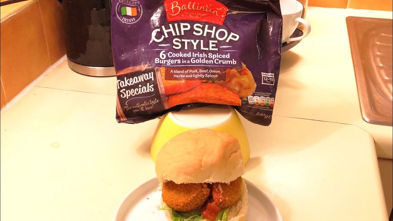 Ballineen Chip Shop Style 6 Cooked Irish Spiced Burgers Farmfoods