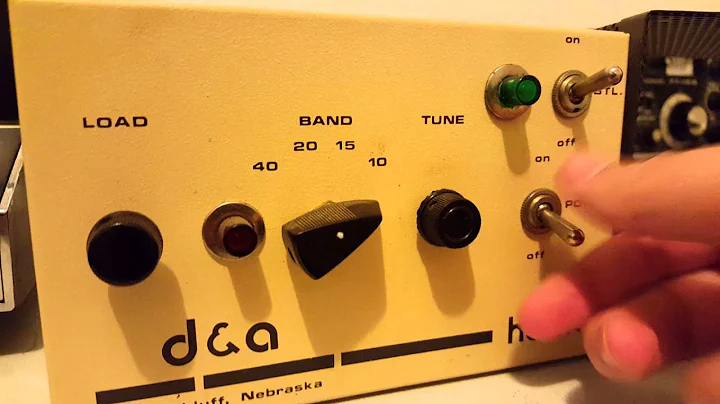 D&A Hawk Linear Amplifier Modulator Vintage CB Radio