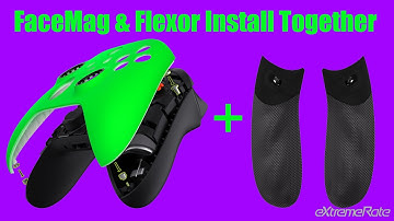 How to Install Xbox Series Controller FaceMag Front Shell & Flexor Trigger Stops Side Rails Together