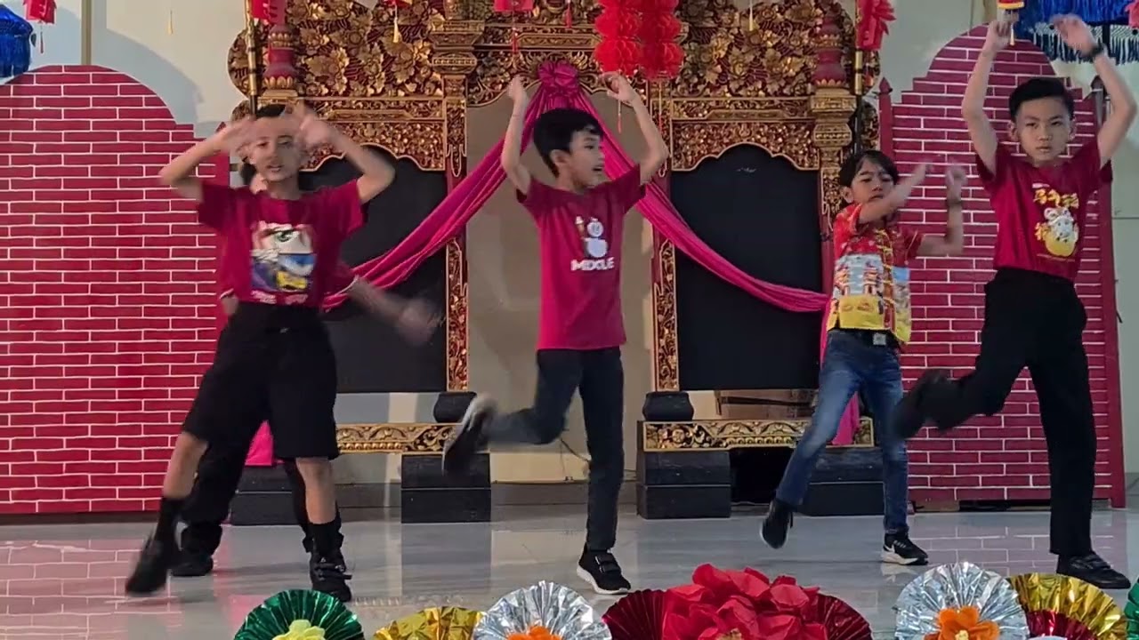 dans putra class 1,2 dan 3 Echelon School,perayaan imlek 2026