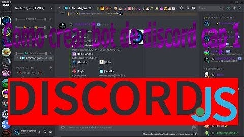 como crear bot de discord #1 alojamiento y creacion del bot