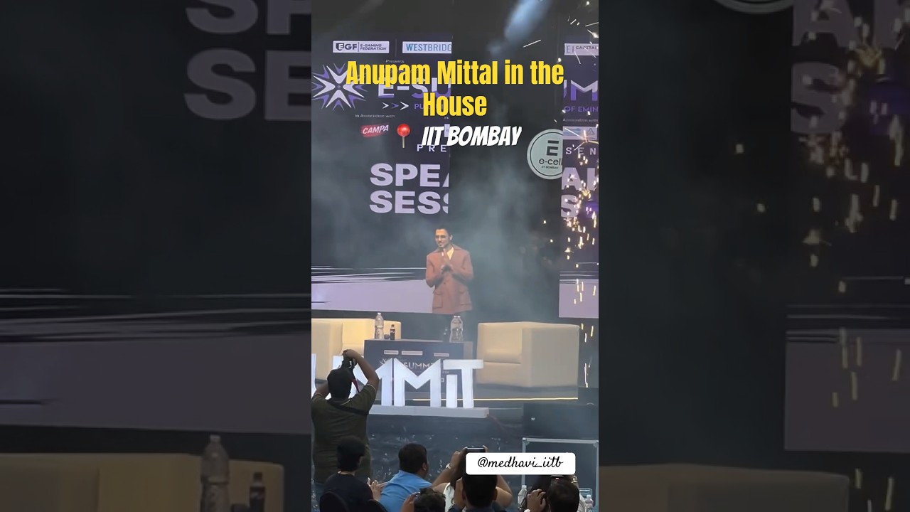 Anupam Mittal in IIT Bombay | E Summit 2025