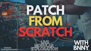 LETS VIBE OUT ON MODULAR - PATCH FROM SCRATCH - LIVE - w BNNY