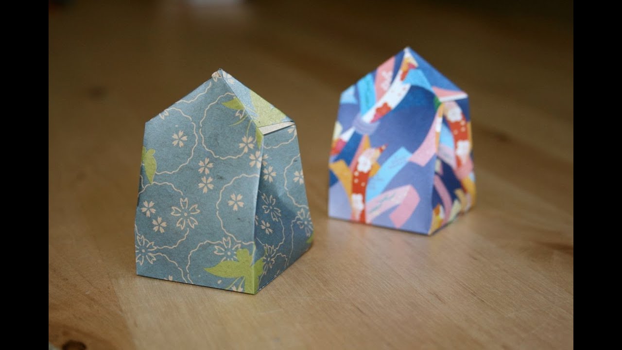 Christmas Origami Gift box YouTube