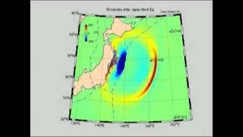 Merging Tsunamis of the 2011 Tohoku-Oki Earthquake