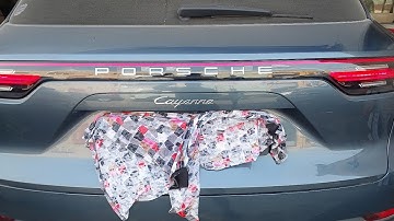 Porsche cayenne 2018 to 2020  fuse box  location 