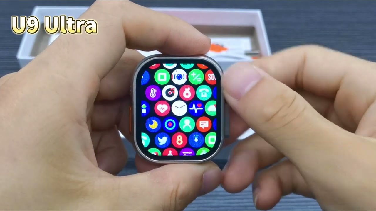 U9 Ultra Smart Watch，2.19 HD Display，240*296 resolution，7 Sports Modes Answer/Make Call