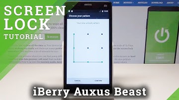 How to Add Screen Lock in iBerry Auxus Beast - Set Up Password & Pattern