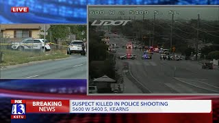 Update on officer-involved shooting in Kearns