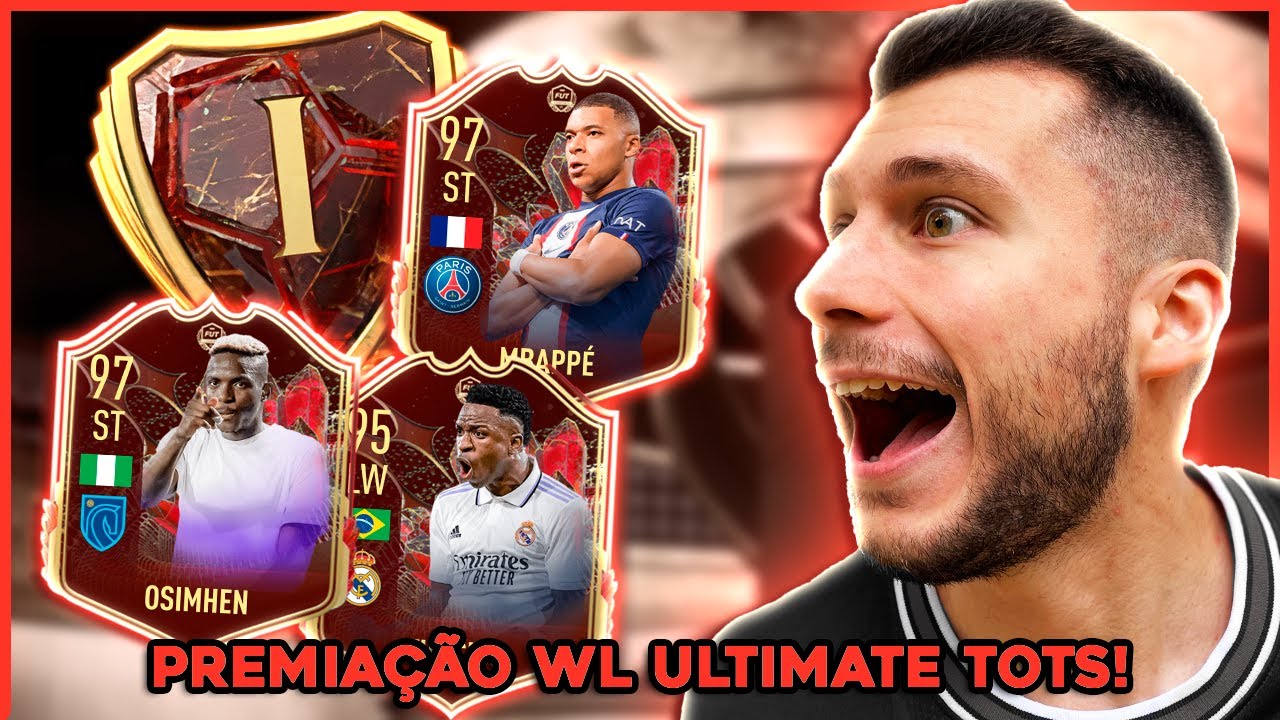 A PREMIAÇÃO DA WL DOS TOTS ULTIMATE ESTÁ BUGADA DEMAIS!!! TIREI VÁRIAS LENDAS!!!! FIFA 23 - UT