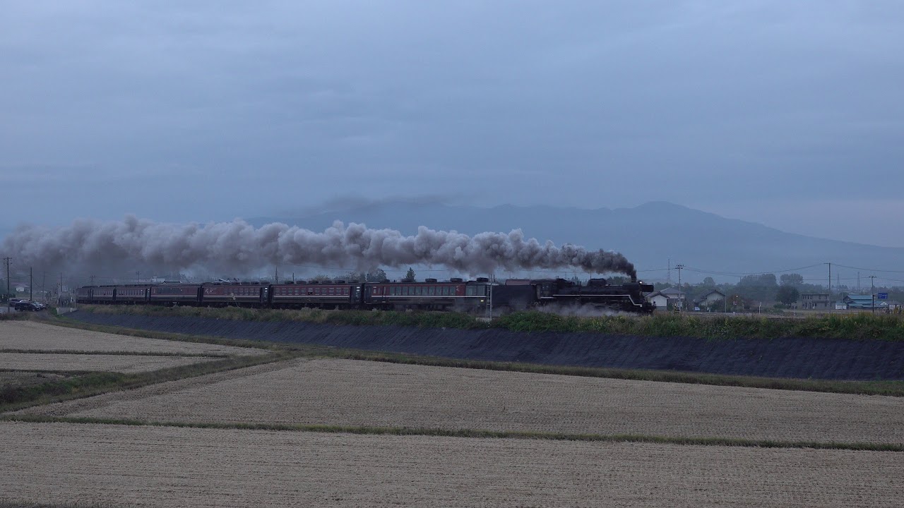 Steam of Banetsu-sai Line in Japan (2020.11) 磐越西線の蒸気機関車（2020年11月）