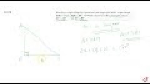 Show that in a right triangle the hypotenuse is the longest side. GIVEN : A right triangle `A B ...