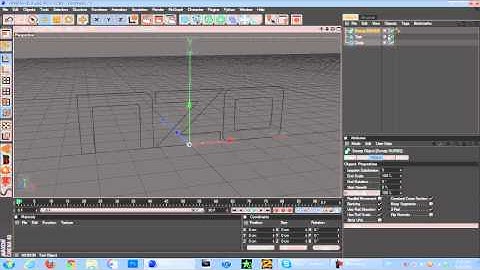 Cinema 4D: Sweep Nurbs Tutorial (Glow Lines Effect)