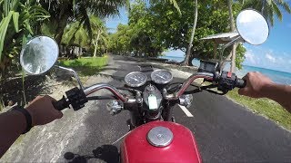 【2.7K】Funafuti island in Tuvalu ： Touring by a motorcycle【GoPro】