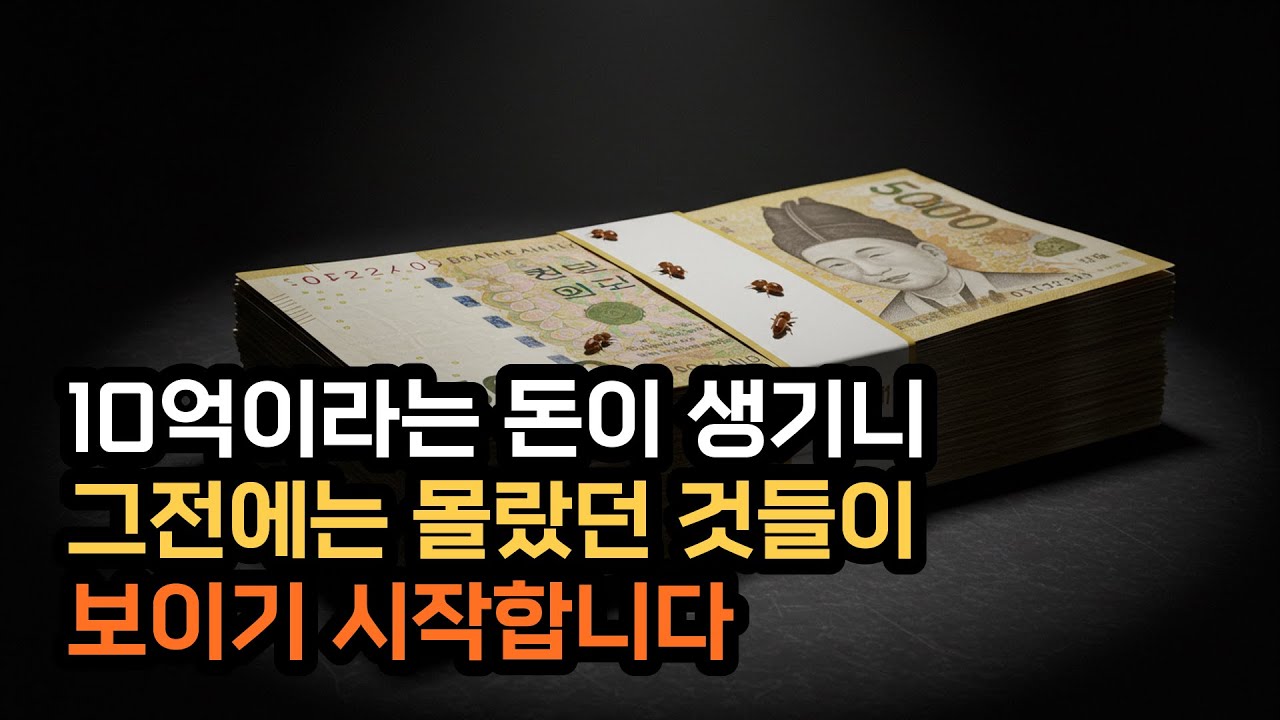 10억이라는 돈이 생기니 그전에는 몰랐던 것들이 보이기 시작합니다 - YouTube