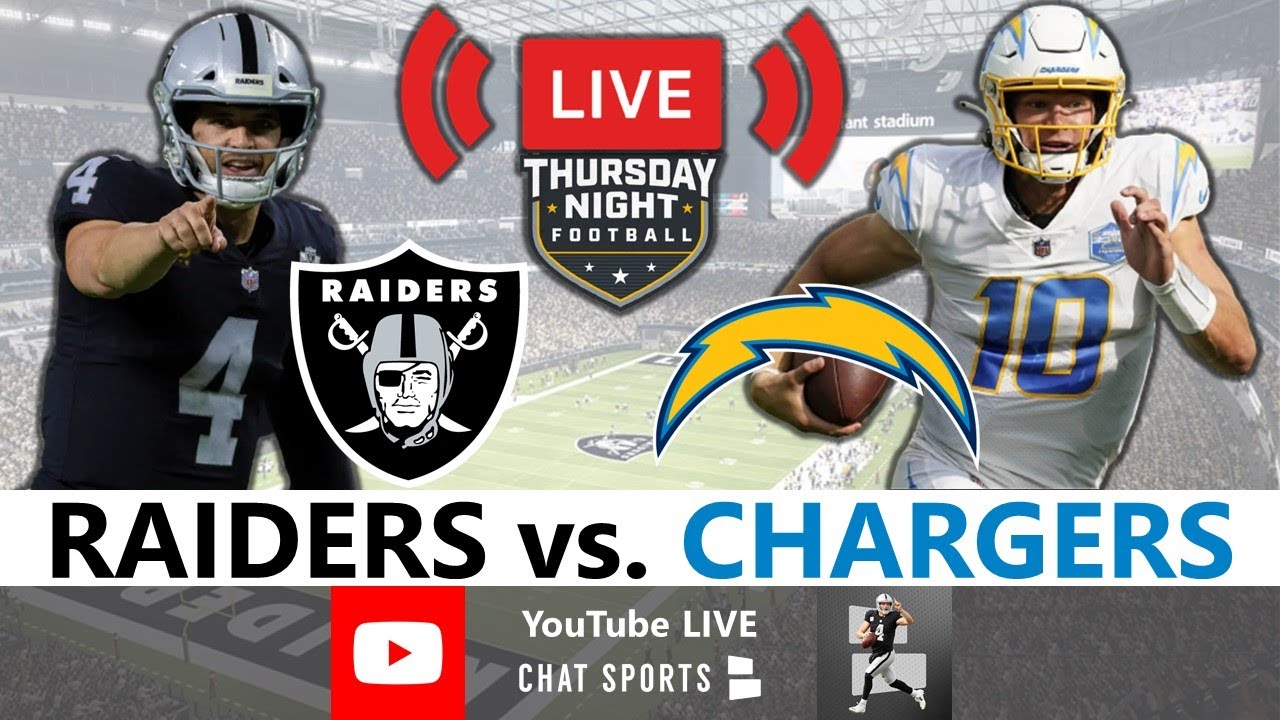 Raiders vs Chargers Live Streaming Scoreboard, Free Play-By-Play, Highlights NFL Week 15 TNF