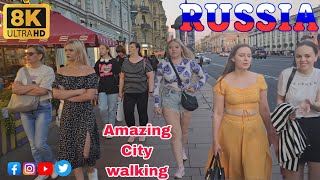 Saint Petersburg Nevsky Prospekt Street Walk