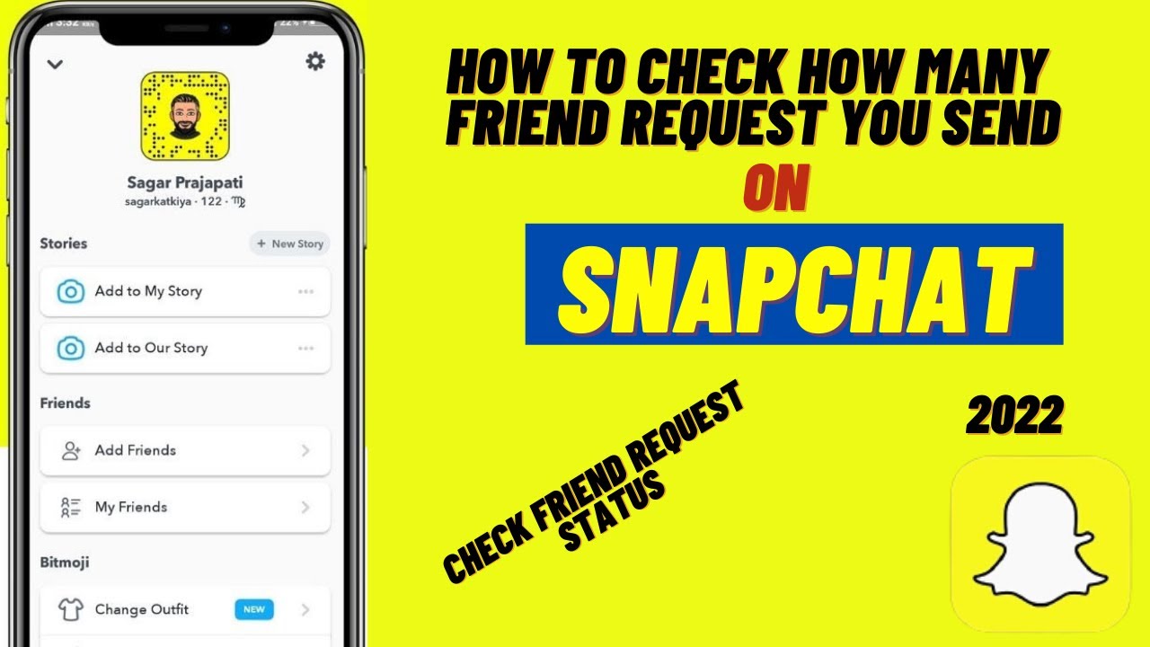 How to check how many friend requests you sent on Snapchat & how many ...