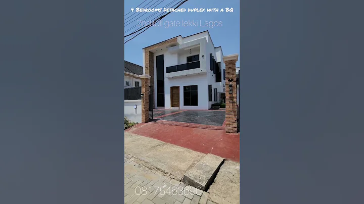 4 Bedrooms Detached duplex with swimming pool. 2nd toll gate lekki Lagos.