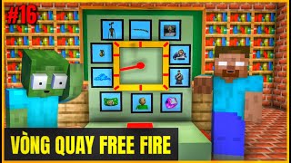 [ Lớp Học Quái Vật ] VÒNG QUAY MAY MẮN FREE FIRE | Minecraft Animation