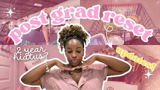graduated college & trying to feel like myself again | post grad mini reset vlog