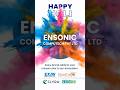 Happy Holi 2026 🌈 | Four Brands, One Powerful Ecosystem | ENSONIC COMPUTECH #happyholi
