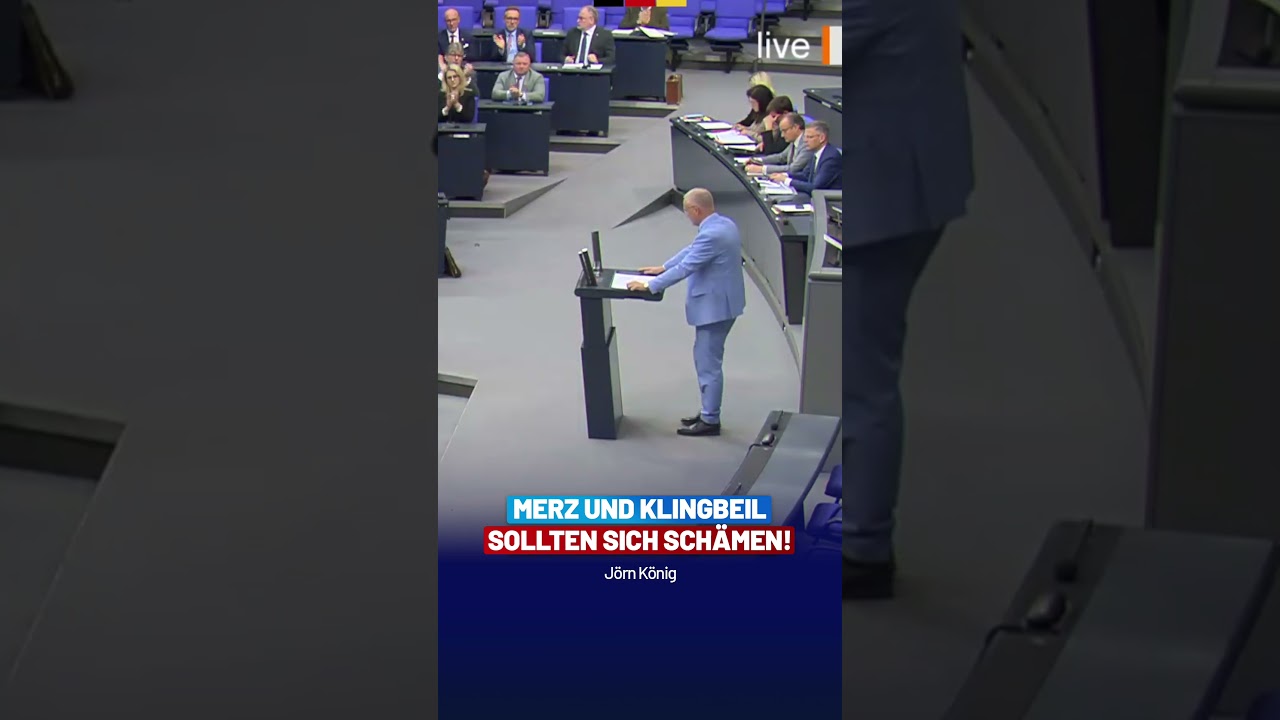 Jörn König rechnet mit Merz und Klingbeil ab! - AfD-Fraktion im Bundestag