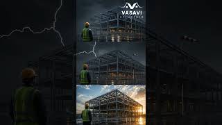 🏗️ Modern PEB Construction Project | Strong Steel Structures & Smart Industrial Solutions ⚡