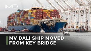 Big News: MV Dali Ship Finally Moves from Key Bridge Collapse Site....!