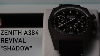 Zenith A384 Revival &quot;Shadow&quot; - Super close up