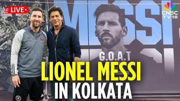 Messi in India LIVE: Lionel Messi Arrives in India for the "GOAT Tour" | Shah Rukh Khan | N18L
