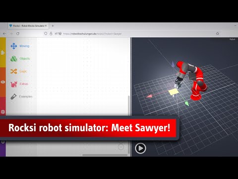 Rocksi robot simulator: Meet Sawyer